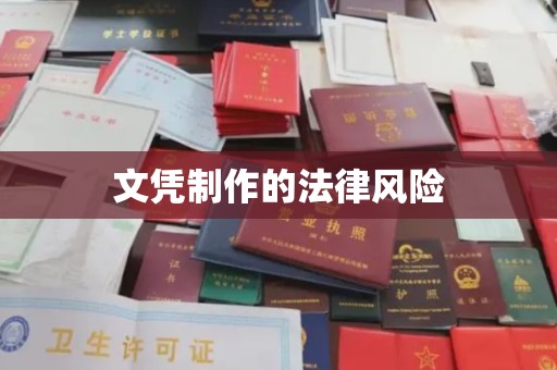 勐海文凭制作的法律风险