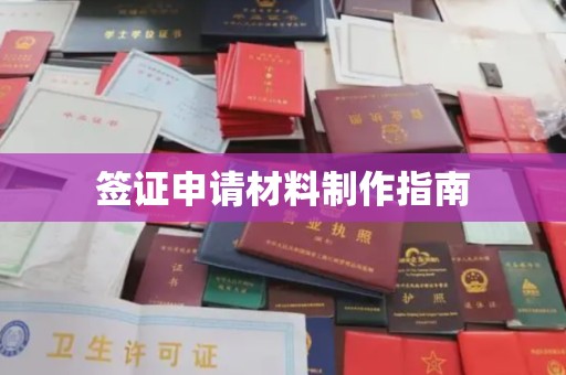 桃源签证申请材料制作指南